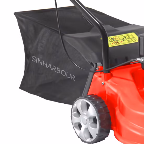 Rasaerba a benzina con motore Sinharbour Sg300 a spinta manuale con ponte in plastica da 16 pollici di alta qualità